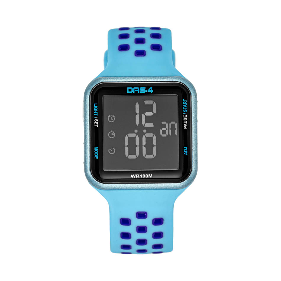 LCD watch, LD18 Blue strap - DAS.4